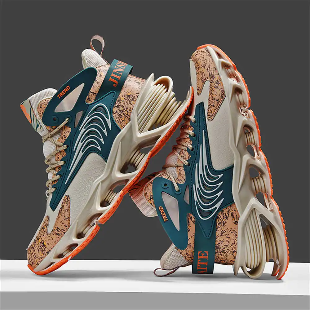 Men Shoes Eu To Us - Rutschfeste Mid-Kind-Laufschuhe, lässige blaue Schuhe für