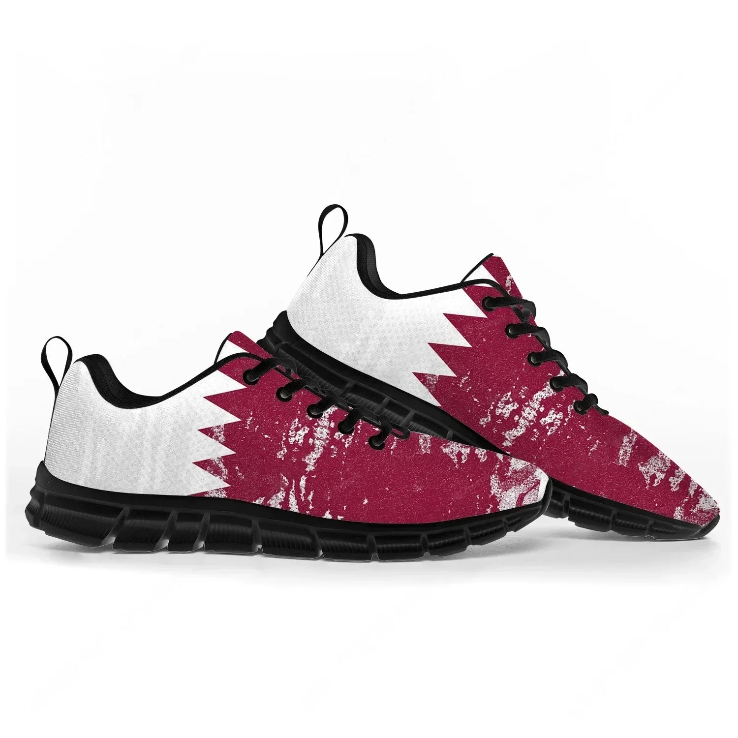 Men Shoes Qatar - Sportschuhe mit Katar-Flagge, Herren- und Damen-Sneaker