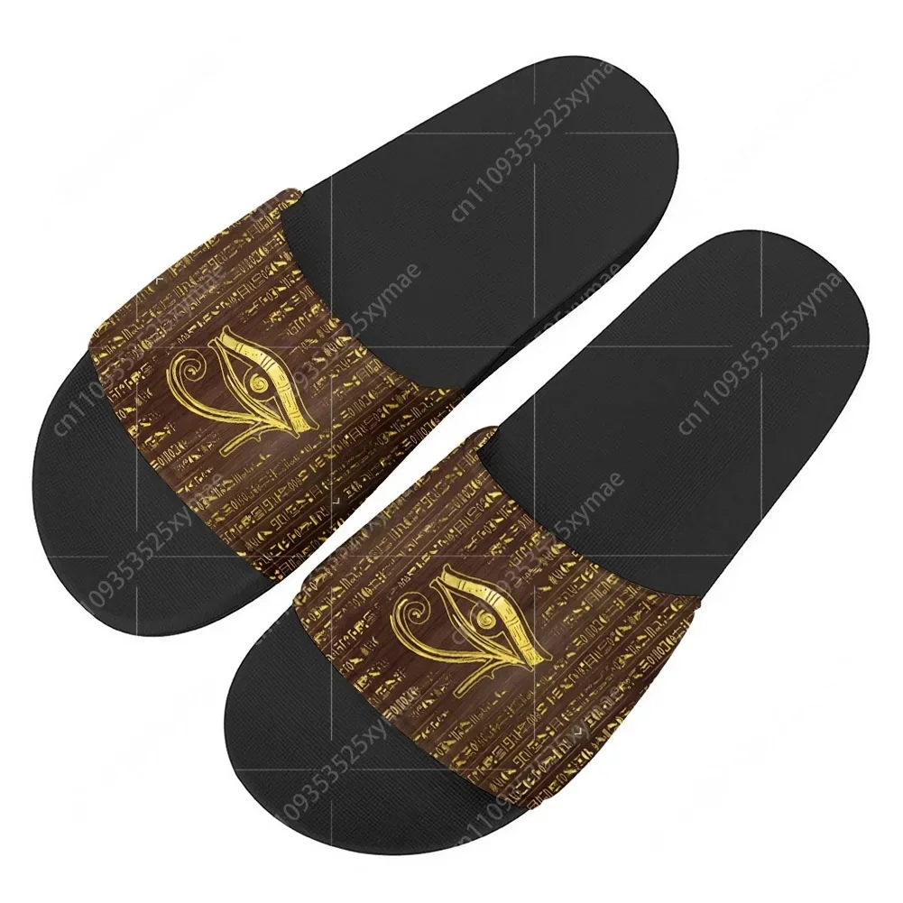 Men Shoes Egypt - Horus, ägyptischer Gott, Auge Ägyptens, Hausschuhe,