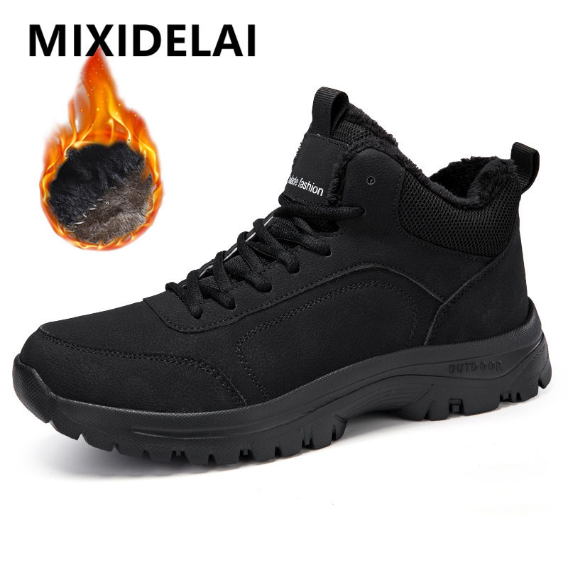 Men Shoes Everyday - Winter herren Stiefel Warme Plüsch männer