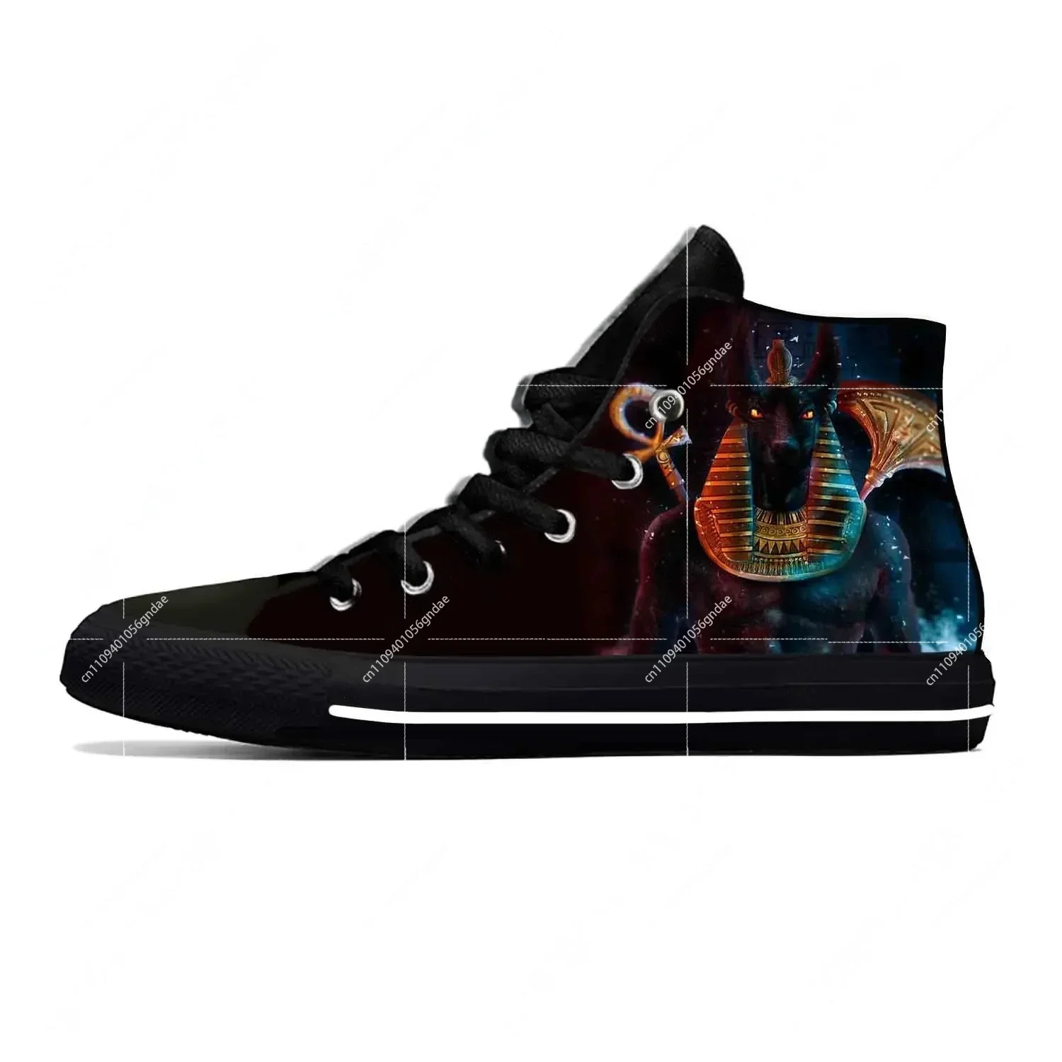 Men Shoes Egypt - Anubis, altägyptischer Gott, lustige, modische, lässige