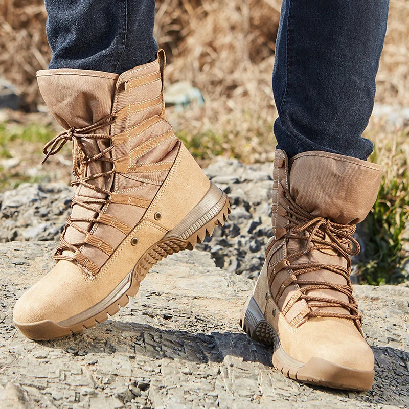 Men Shoes Eu To Us - Heißer Taktische Eu 38-46 Hohe Rohr