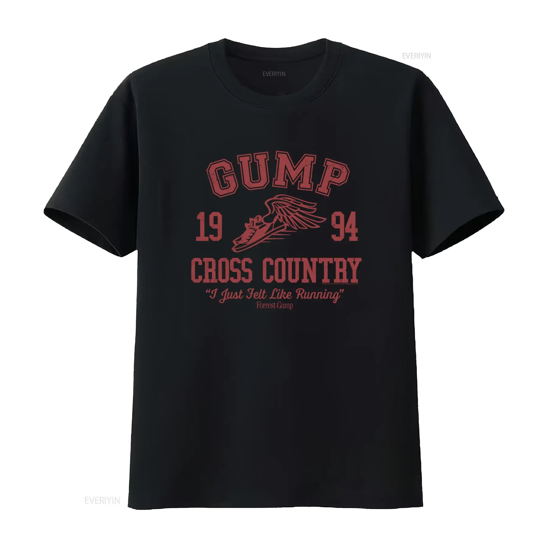 Men Shoes Quotes - Forest Gump 1994 Herren-T-Shirt mit Laufschuh-Flügel-Design