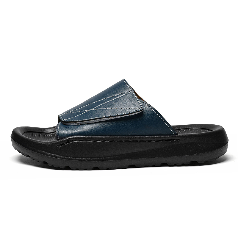 Easy-top Leder-Slipper für Her – Men Shoes Velcro Bewertung und Preis