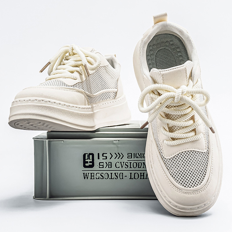 Atmungsaktive Mesh-Plattform-S – Men Shoes Eu To Us Bewertung und Preis