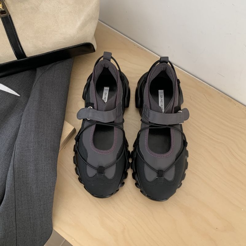 Sportliche klobige Plateau-Mar – Men Shoes Velcro Bewertung und Preis