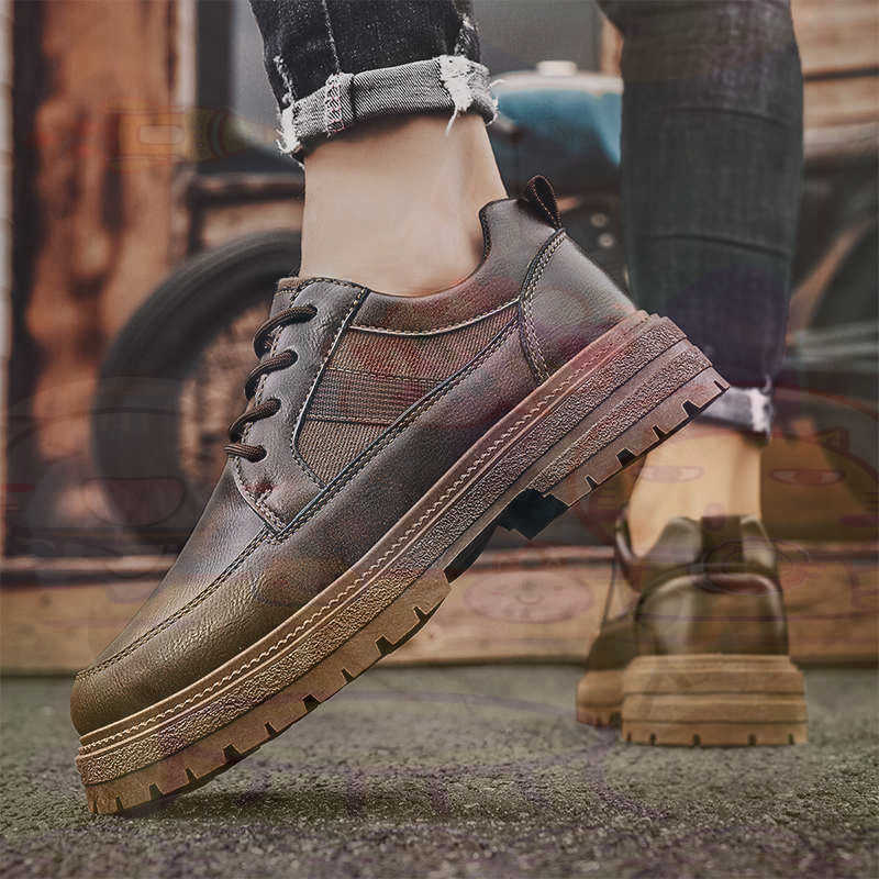 Dunkles Naturleder, modische T – Men Shoes Eu To Us Bewertung und Preis