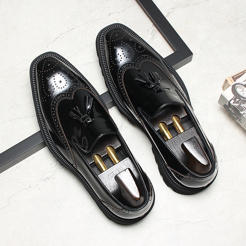 Herren Casual Business Ledersc – Men Shoes Eu To Us Bewertung und Preis