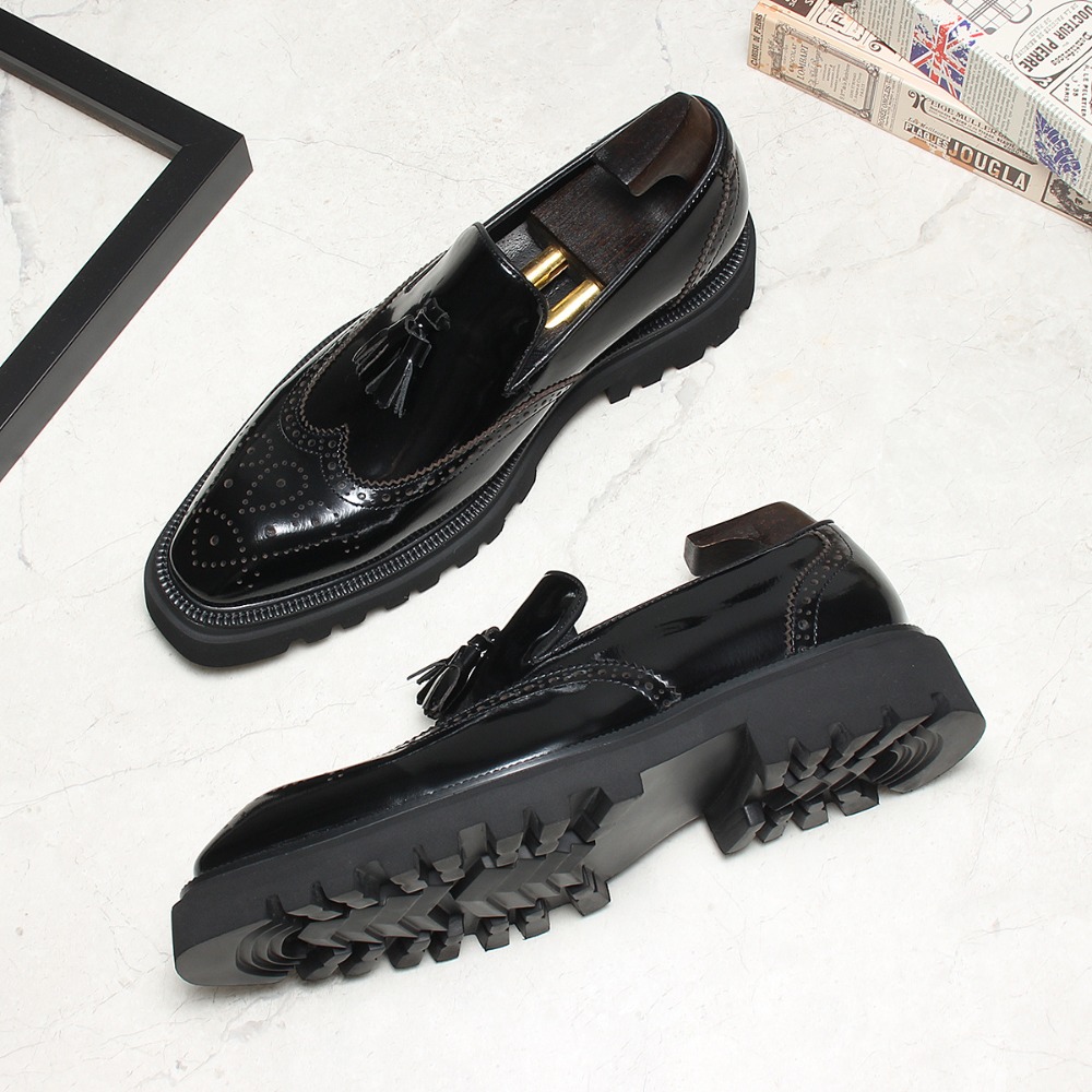 Herren Casual Business Ledersc – Men Shoes Eu To Us Bewertung und Preis
