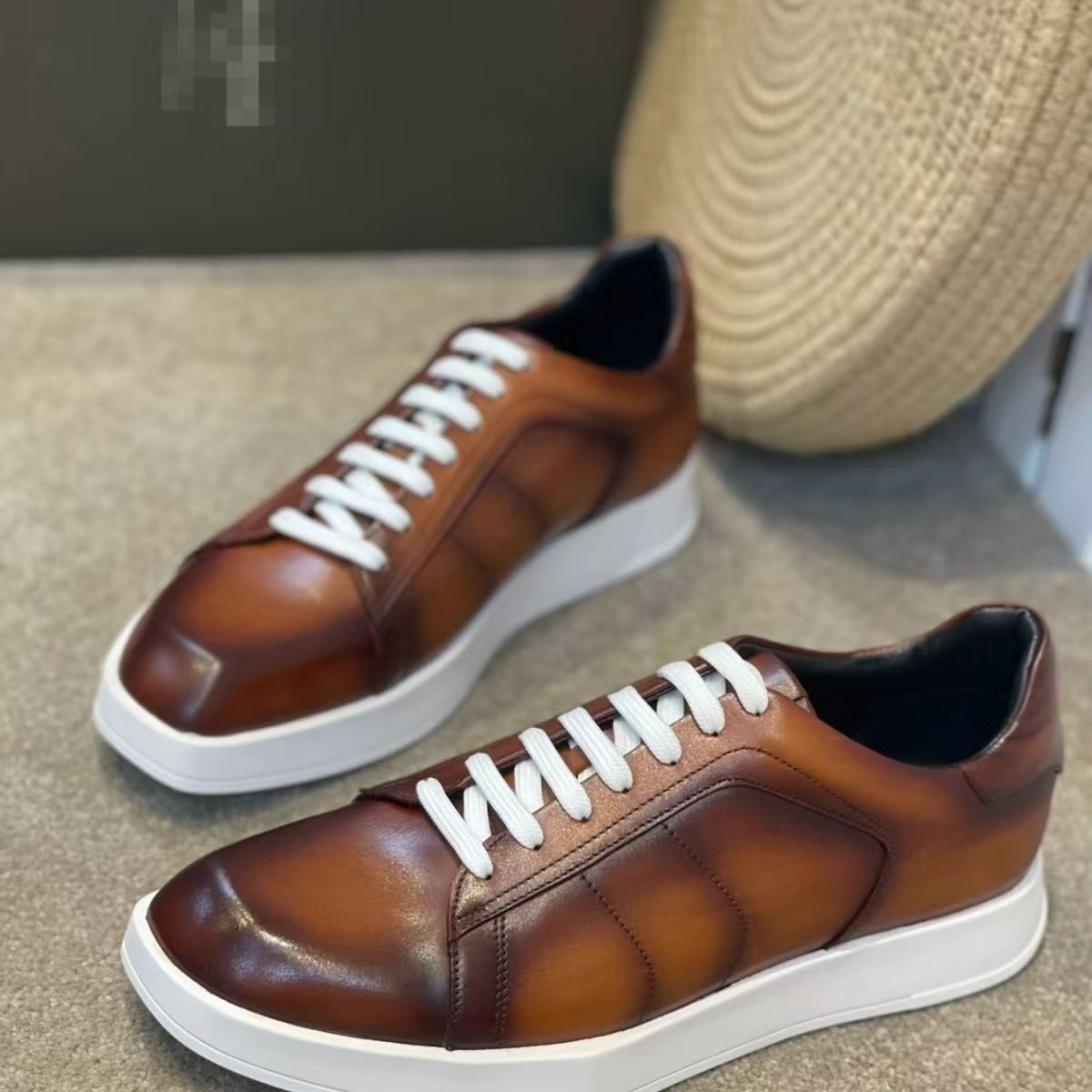 Super große Größe echtes Kuhfe – Men Shoes Eu To Us Bewertung und Preis